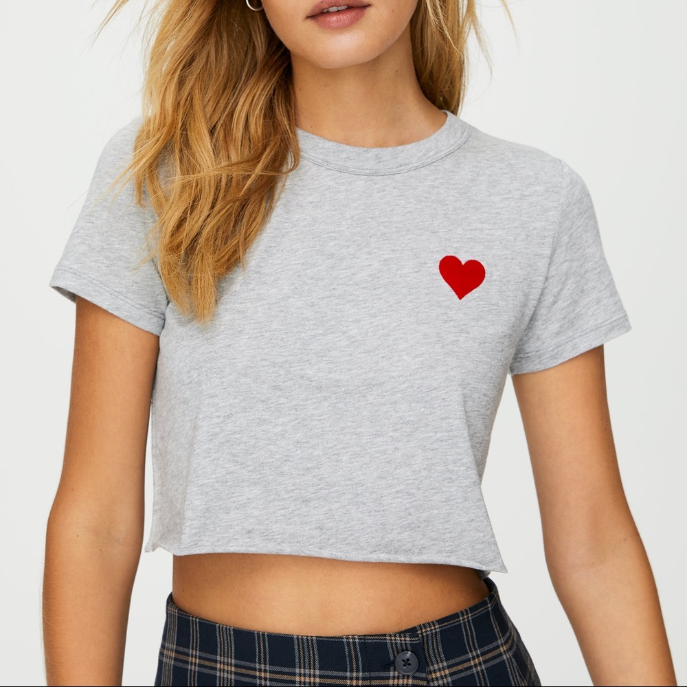 SUNDAY BEST CROPPED CANDY T SHIRT